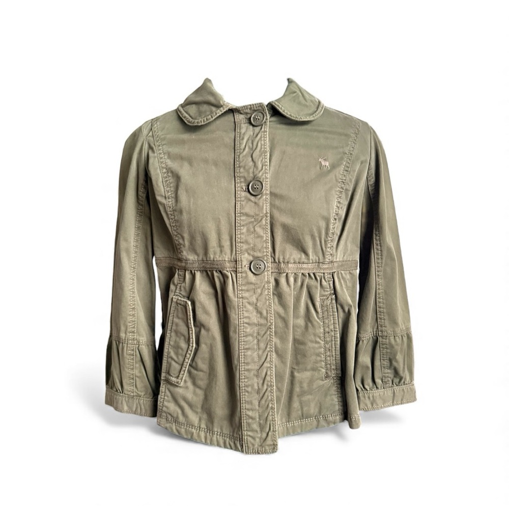 NWOT Abercrombie & Fitch Olive Utility Jacket